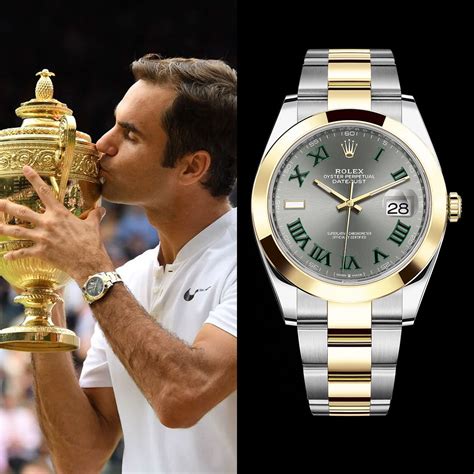 federer rolex datejust|roger Federer Rolex goat collection.